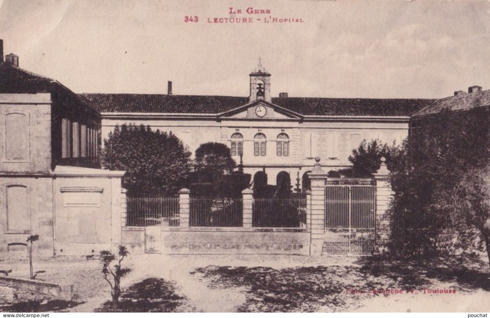 X7-32) LECTOURE (GERS) L  ' HOPITAL  - ( 2 SCANS ) - Lectoure