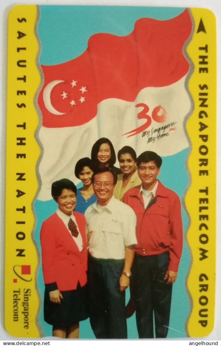 Singapore $2 GPT 63SIGB - Salutes The Nation - Singapore