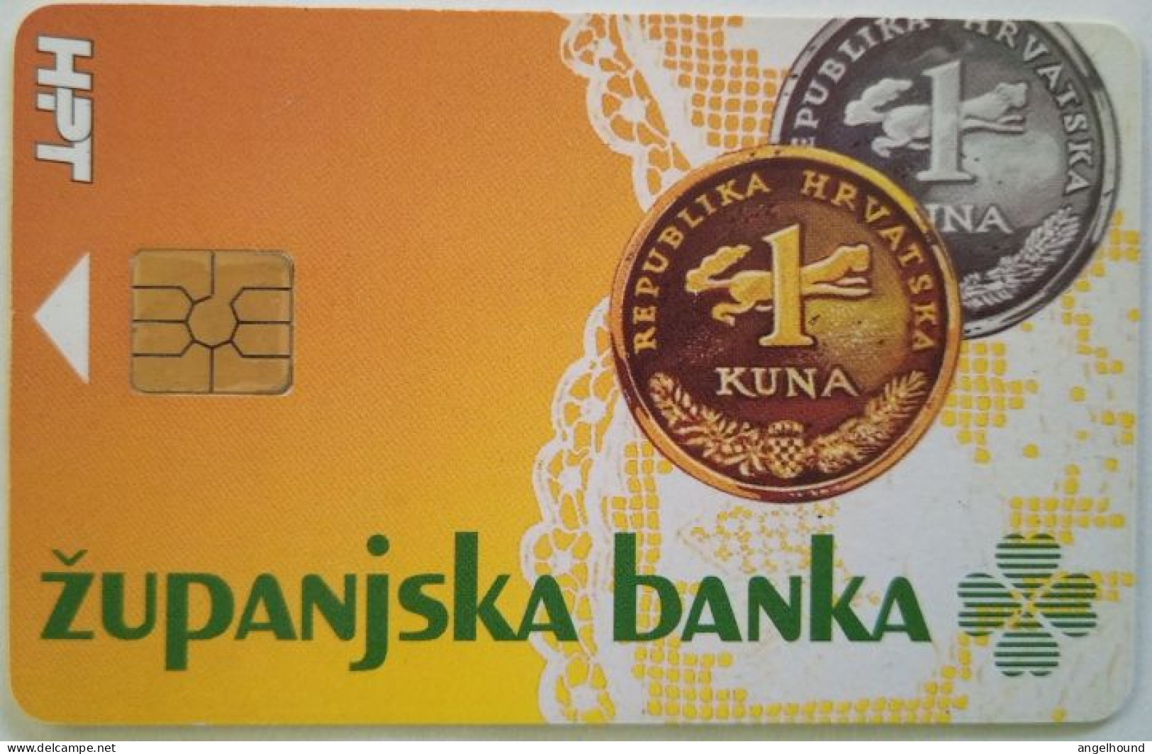 Croatia 100 Unit Chip Card - Zupanjska Banka - Croatia