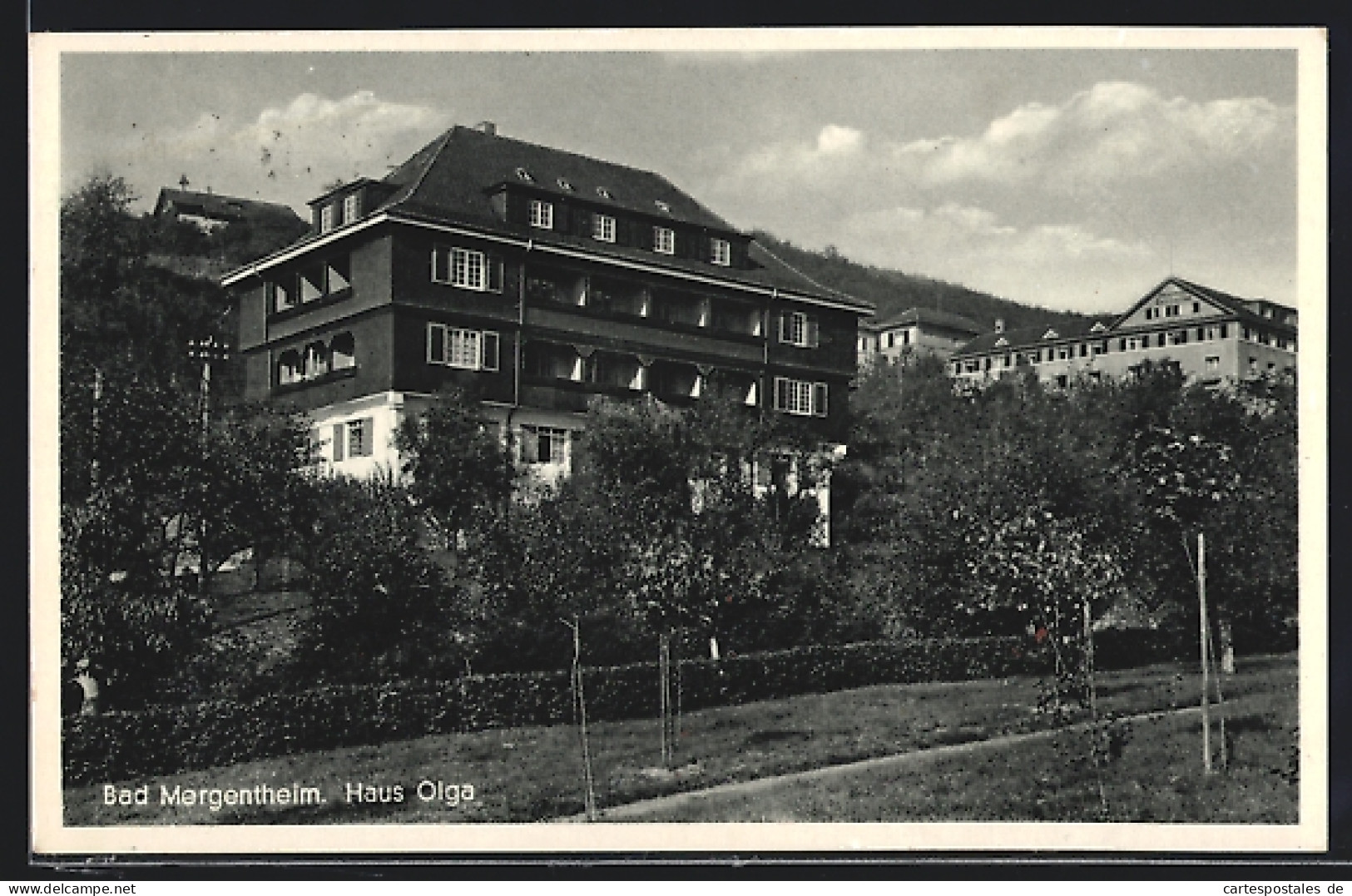 AK Bad Mergentheim, Hotel-Pension Haus Olga  - Bad Mergentheim