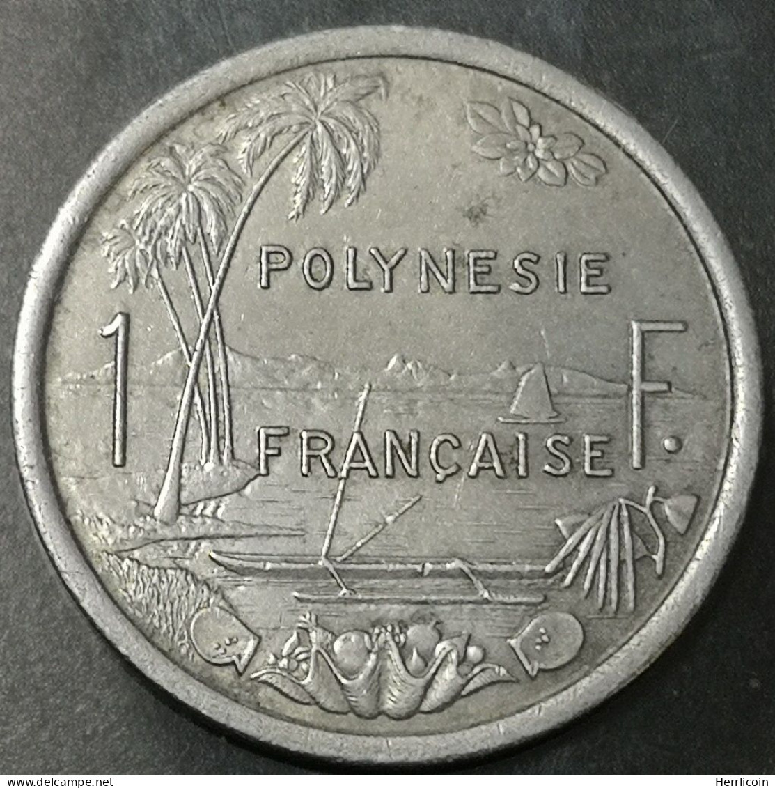 Monnaie Polynésie Française - 1977  - 1 Franc IEOM - Polynésie Française