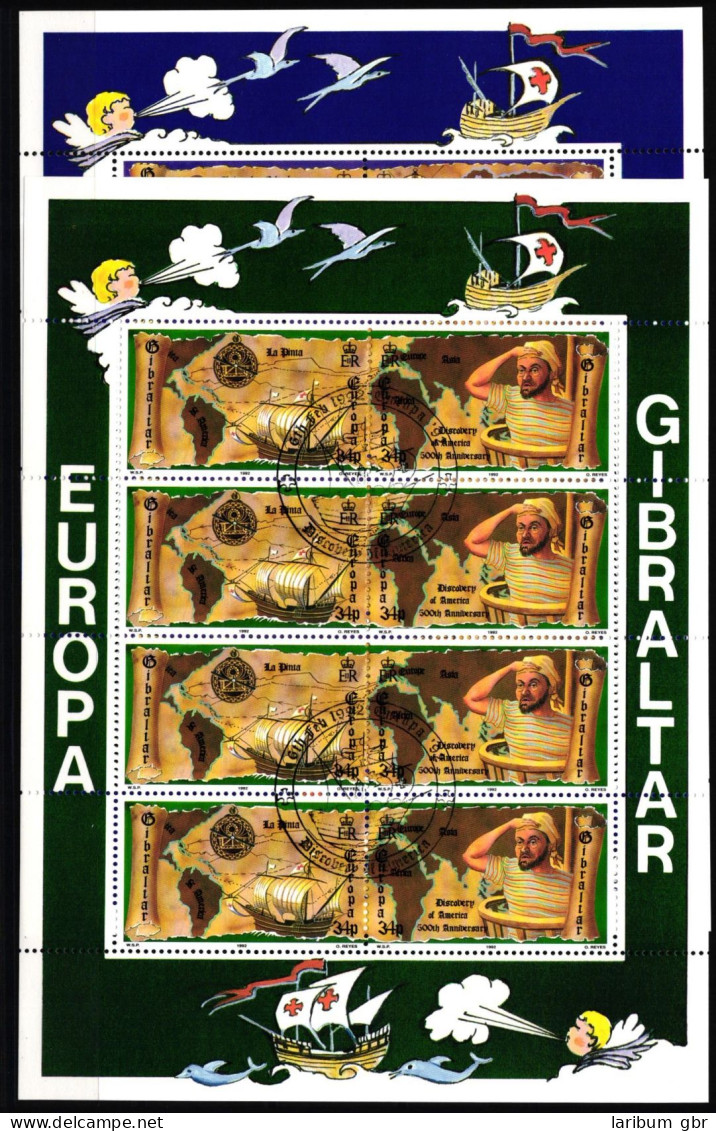 Gibraltar 628-641 Gestempelt Mit EST, Als Kleinbögen, Cept #NF340 - Gibraltar