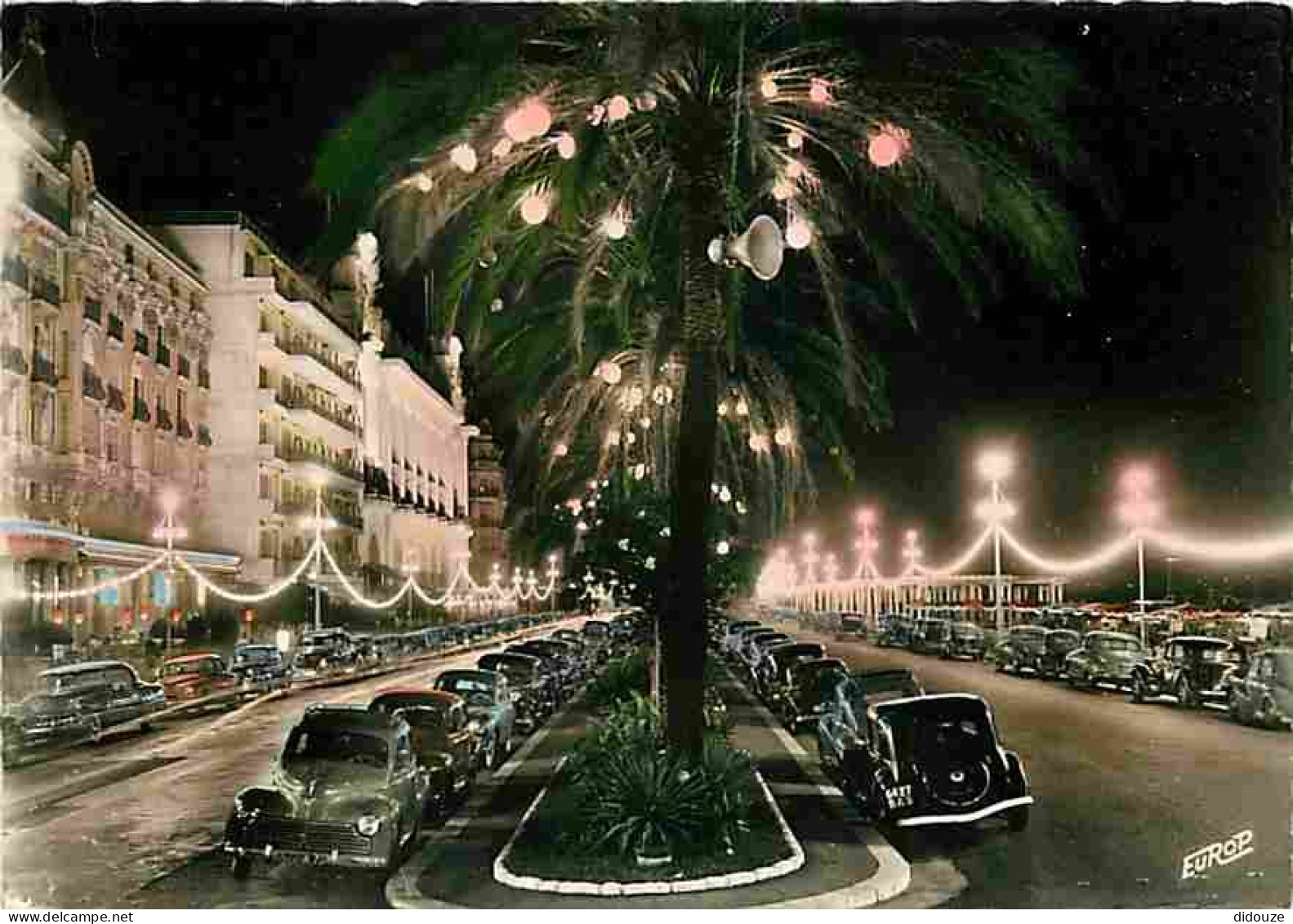 Automobiles - Promenade Des Anglais La Nuit - CPM - Voir Scans Recto-Verso - Turismo