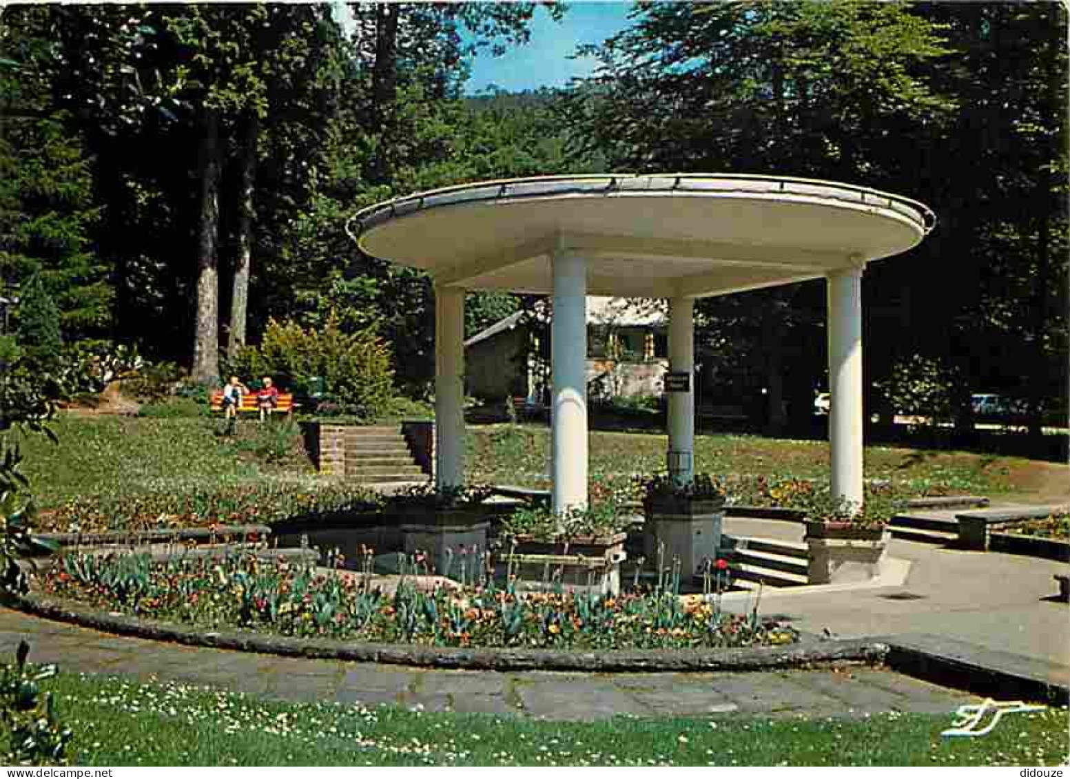 67 - Niederbronn Les Bains - Source Lichteneck - Fleurs - Flamme Postale - CPM - Voir Scans Recto-Verso - Niederbronn Les Bains