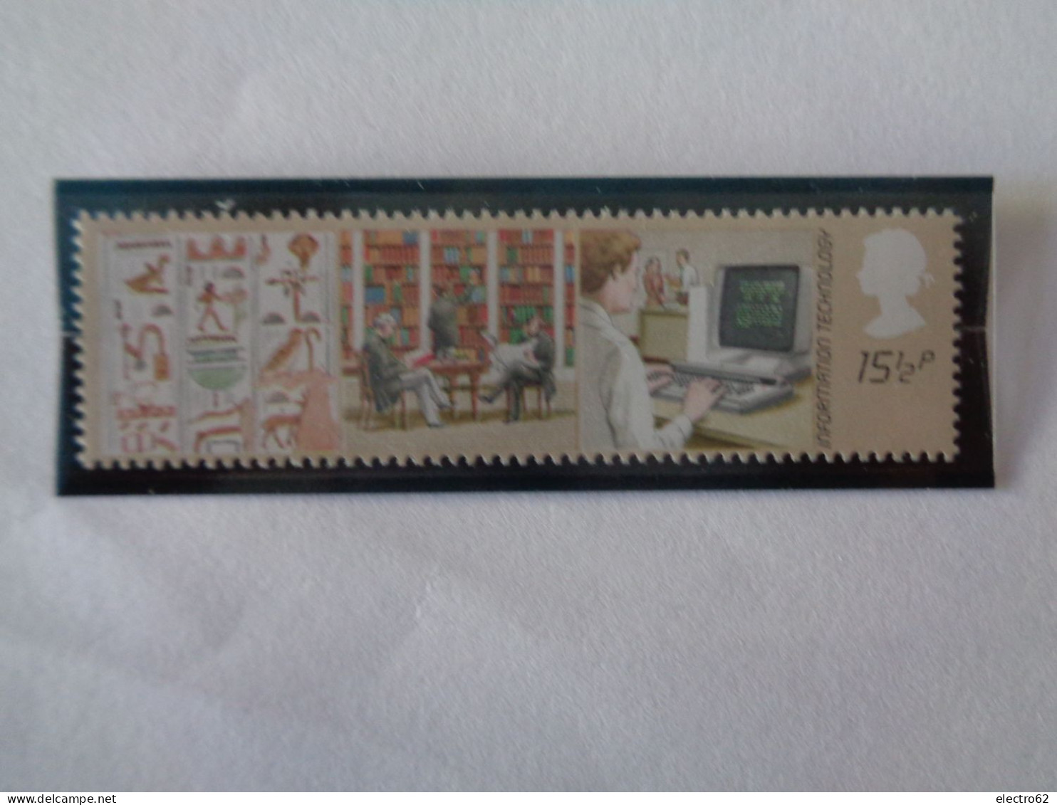 Grande-Bretagne Great Britain Hiéroglyphe Hieroglyph Technology Ordinateur Computeur Livres Book Großbritannien 1982 - Unused Stamps