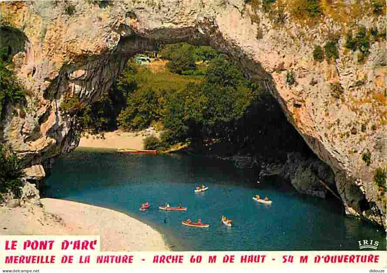 07 - Ardèche - Gorges De L'Ardèche - Le Pont D'Arc - Canoë Kayak - CPM - Voir Scans Recto-Verso - Vallon Pont D'Arc