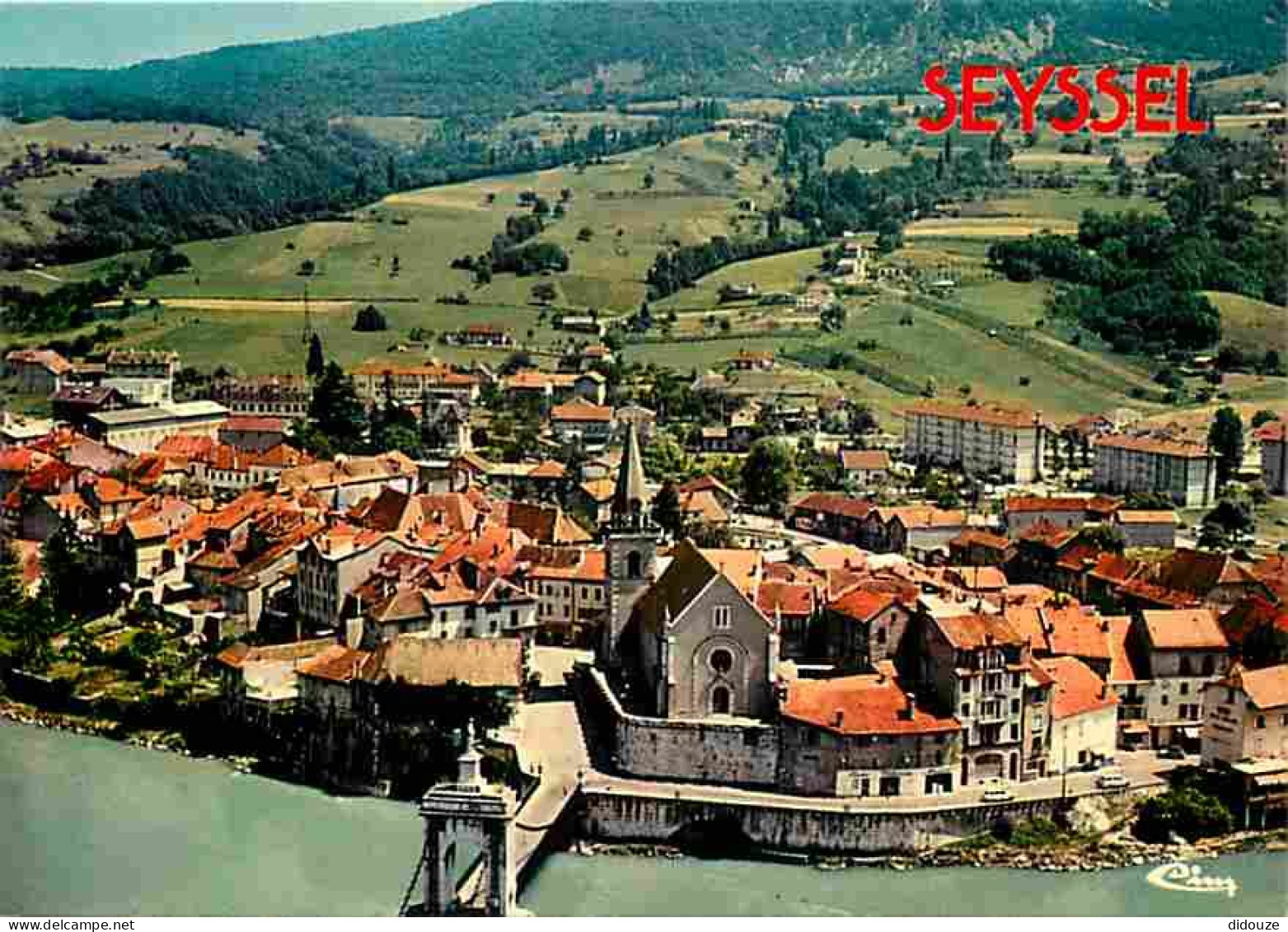 01 - Seyssel - Vue Générale Aérienne - CPM - Voir Scans Recto-Verso  - Seyssel