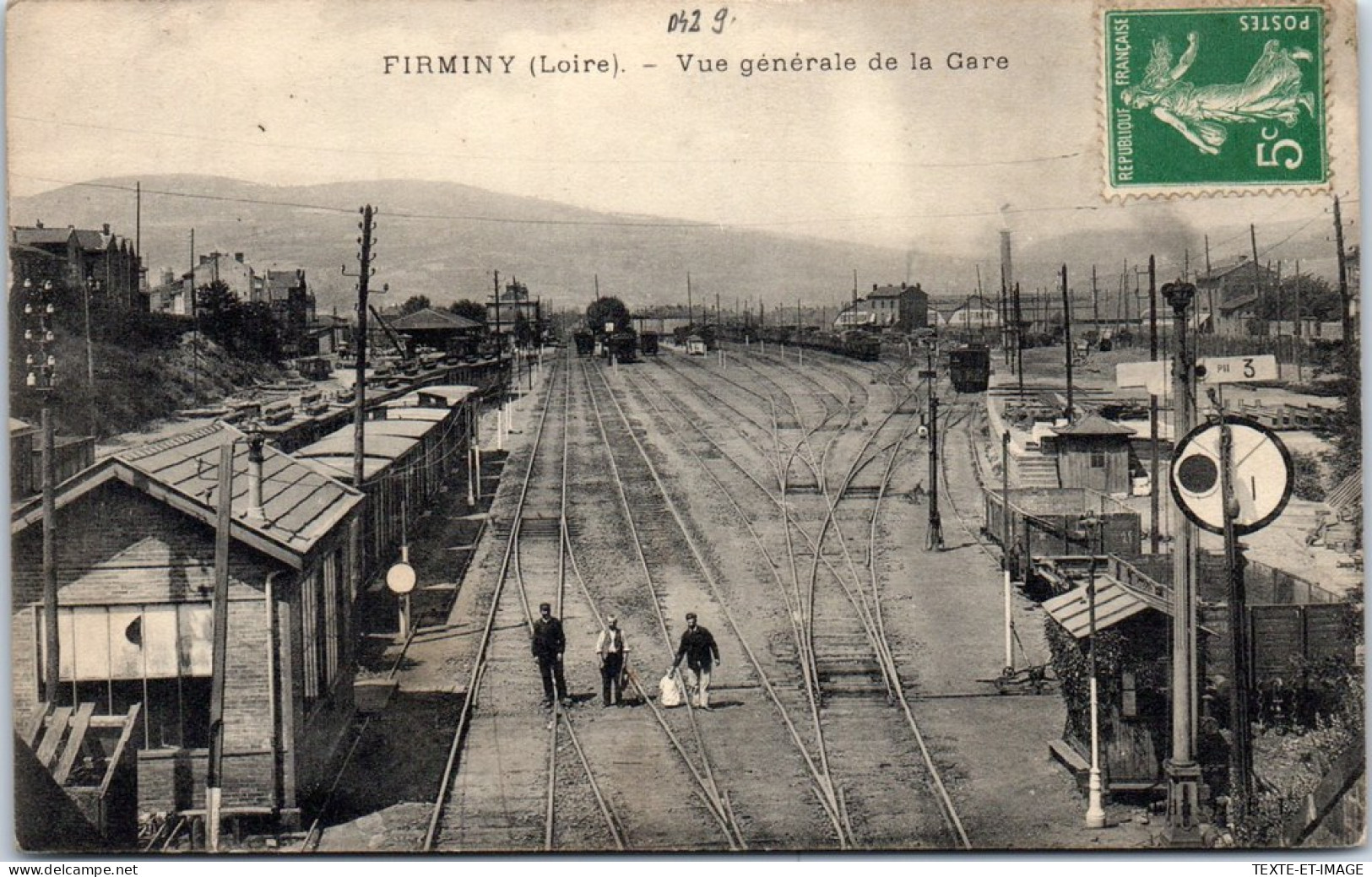 42 FIRMINY - Vue Generale De La Gare.  - Firminy