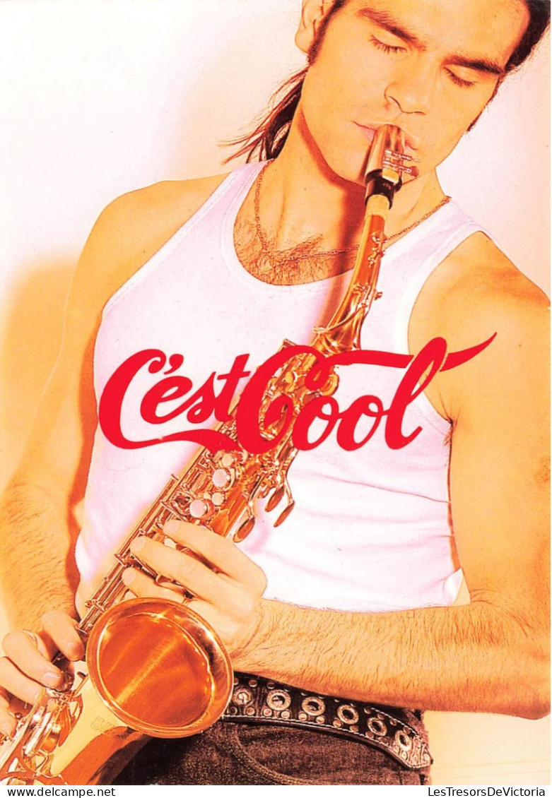 FANTAISIES - Une Homme Jouant Du Saxophone - Colorisé - Carte Postale - Hommes