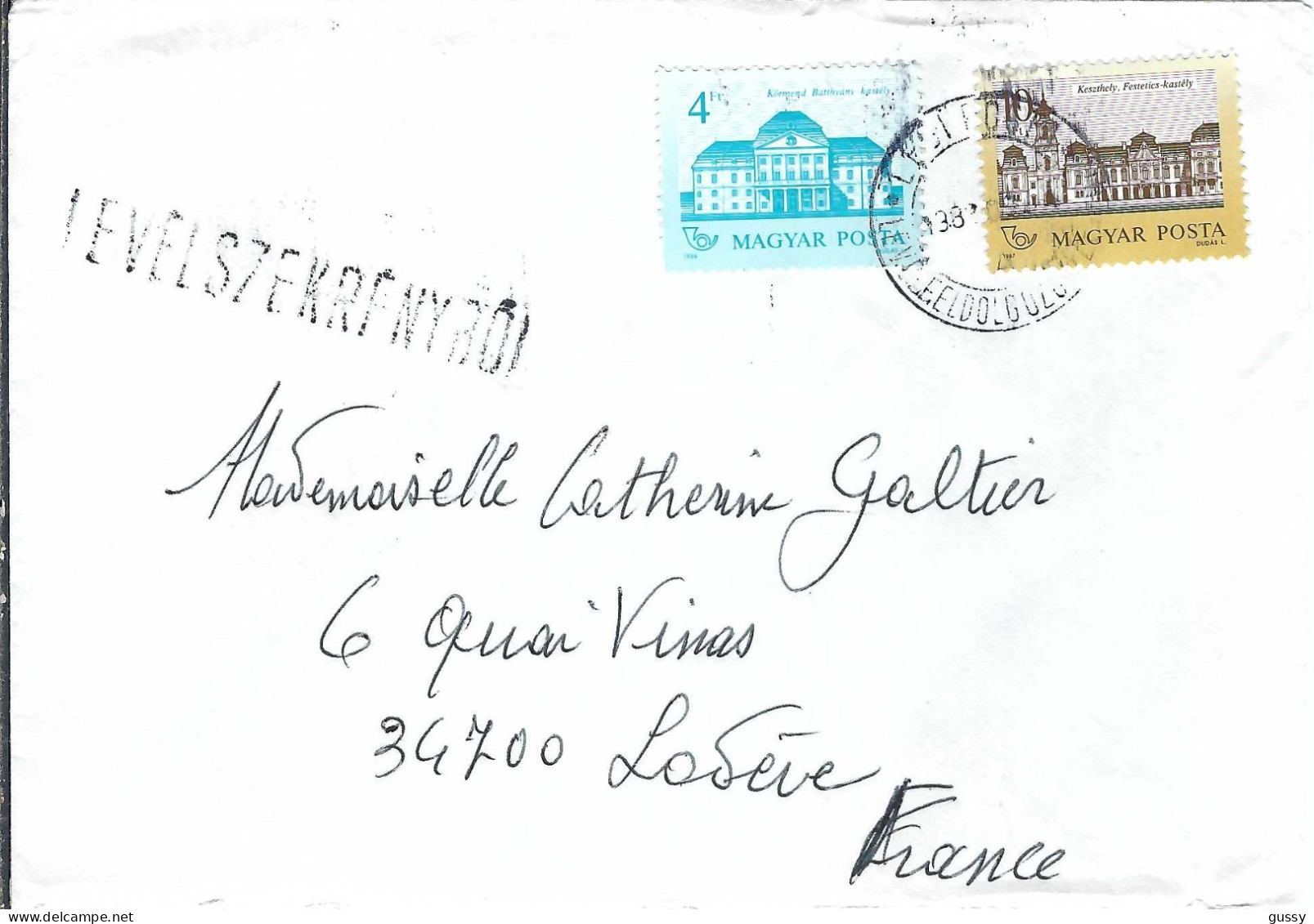 HONGRIE 1978: LSC Pour Lodève (France) - Lettres & Documents