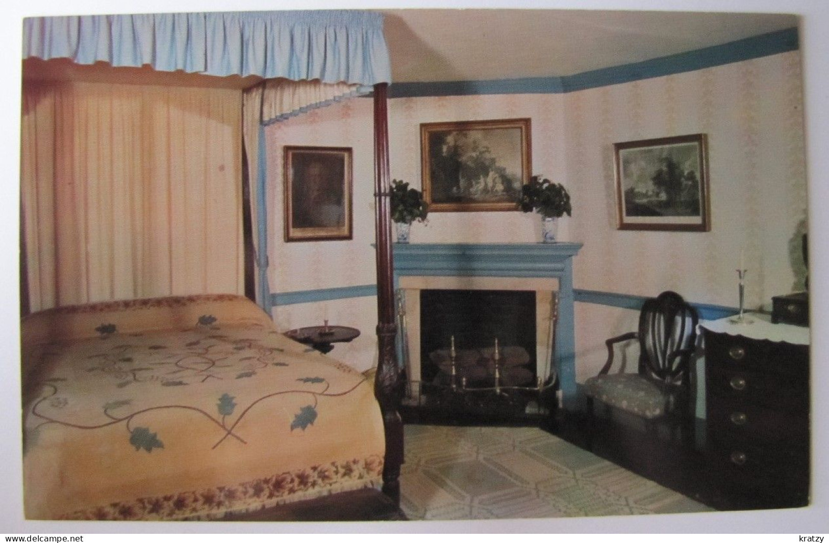 ETATS-UNIS - VIRGINIA - MOUNT VERNON - Washington Mansion - The Blue Bedroom - Otros & Sin Clasificación