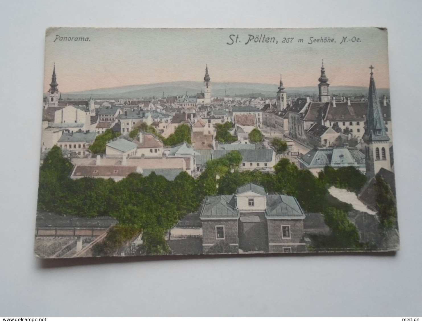 D201970 CPA - AK- 1908   -St. Pölten  N.Ö. Panorama - St. Pölten