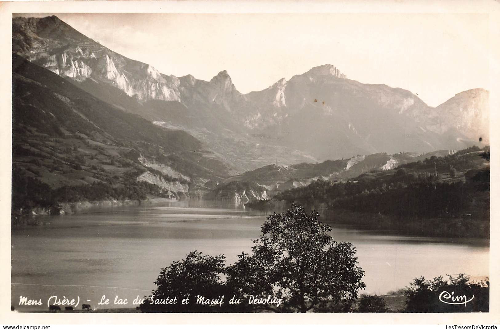 FRANCE - Mens (Isère) - Vue Sur Le Lac Du Sautet Et Massif Du Dévoluy - Vue Panoramique - Carte Postale Ancienne - Mens