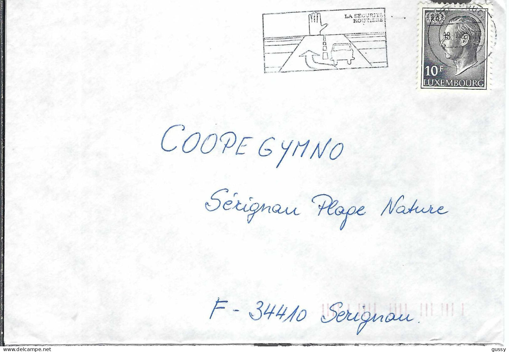 LUXEMBOURG 1984: LSC Pour Sérignan (France) - Lettres & Documents