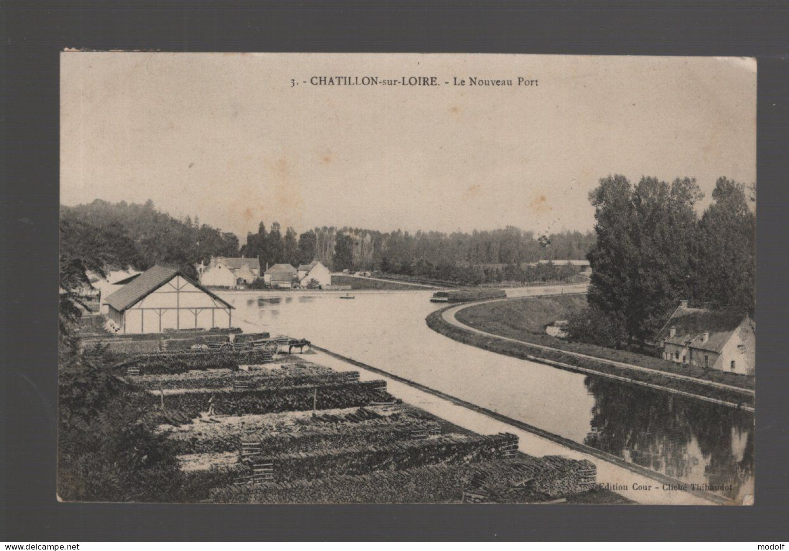 CPA - 45 - Chatillon-sur-Loire - Le Nouveau Port - Circulée En 1906 - Chatillon Sur Loire