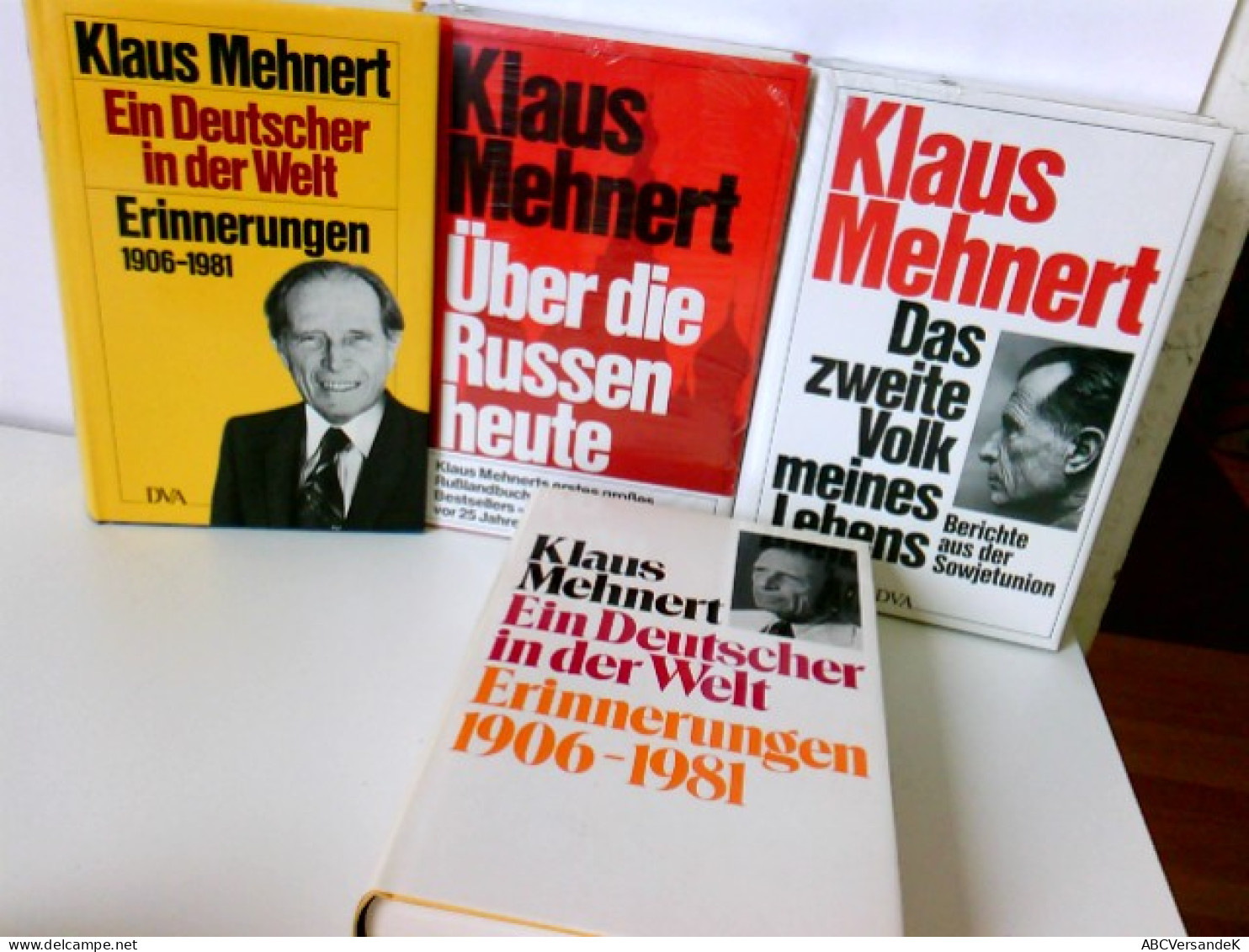 Konvolut: 4 Diverse Bände Von Klaus Mehnert. - Duitse Auteurs