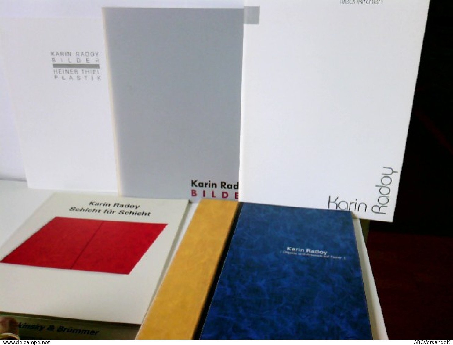 Konvolut: 5 Diverse Ausstellungskataloge Von Karin Radoy - Mit Signaturen Von Karin Radoy. - Autres & Non Classés