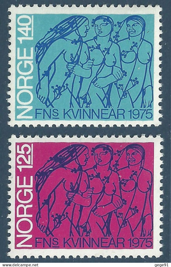 Norvège - YT 654 Et 655 - Fer Forgé - Parc Vigeland à Oslo - Unused Stamps