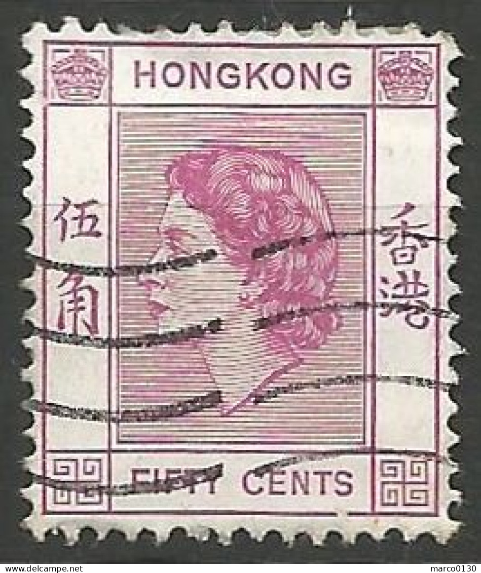 HONG KONG N° 183 OBLITERE - Usados