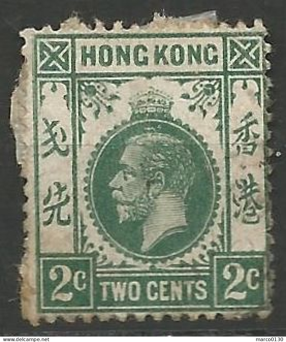 HONG KONG N° 100 OBLITERE - Used Stamps