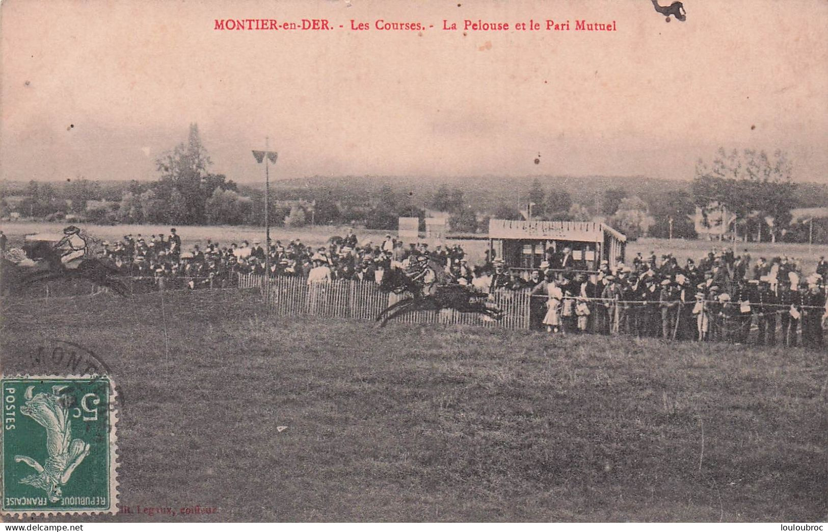 MONTIER EN DER LES COURSES LA PELOUSE ET LE PARIS MUTUEL - Montier-en-Der