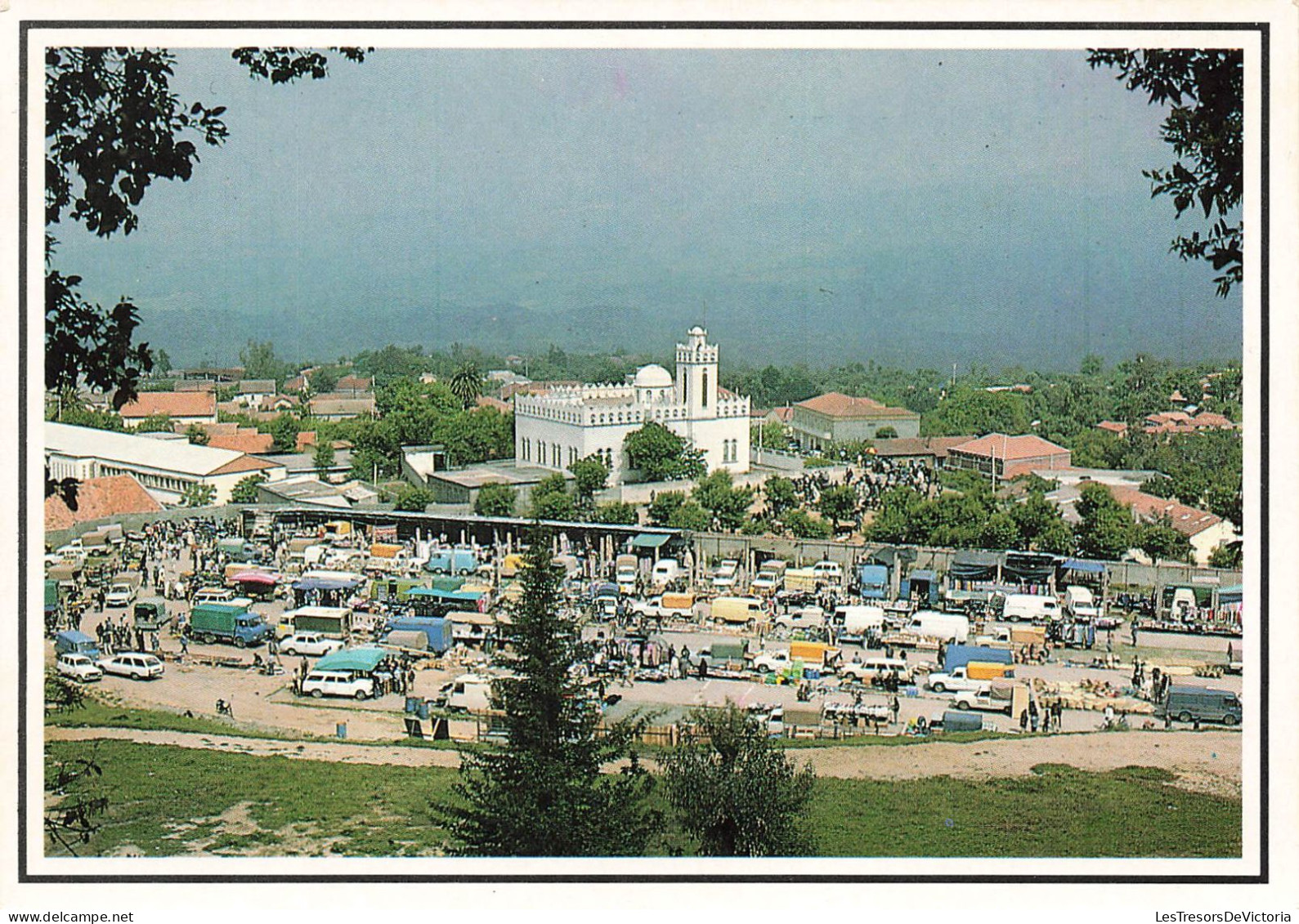 ALGÉRIE - Azazga - Marché - Vue Aérienne - Carte Postale - Tizi Ouzou