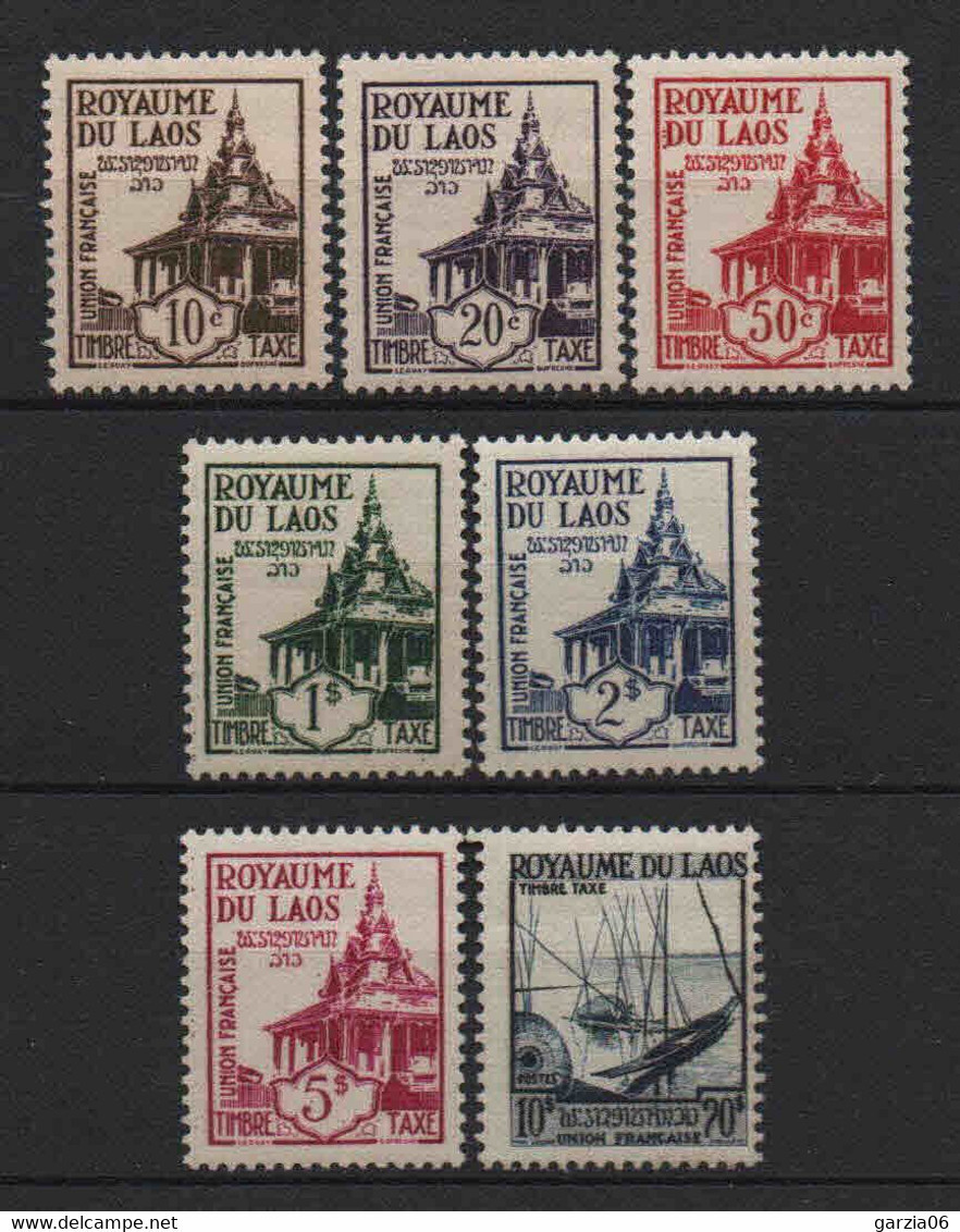 Laos - 1952 - Tb Taxe N° 1 à 7-  Neufs * - MLH - Laos