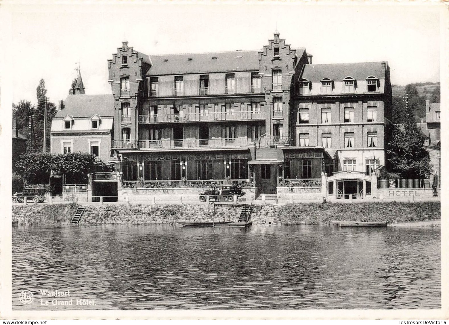 BELGIQUE - Hastière - Waulsort - Vue Générale Du Grand Hôtel - Carte Postale Ancienne - Hastière