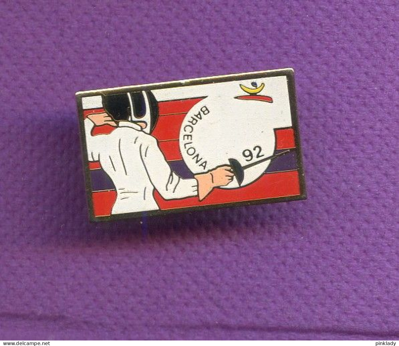 Rare Pins Escrime Jeux Olympiques Barcelone Espagne 1992 Q124 - Fencing