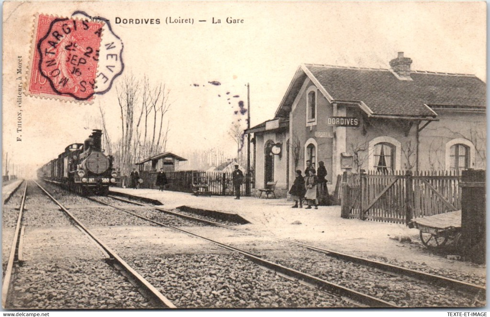 45 DORDIVES - Arrivee D'un Train En Gare  - Dordives