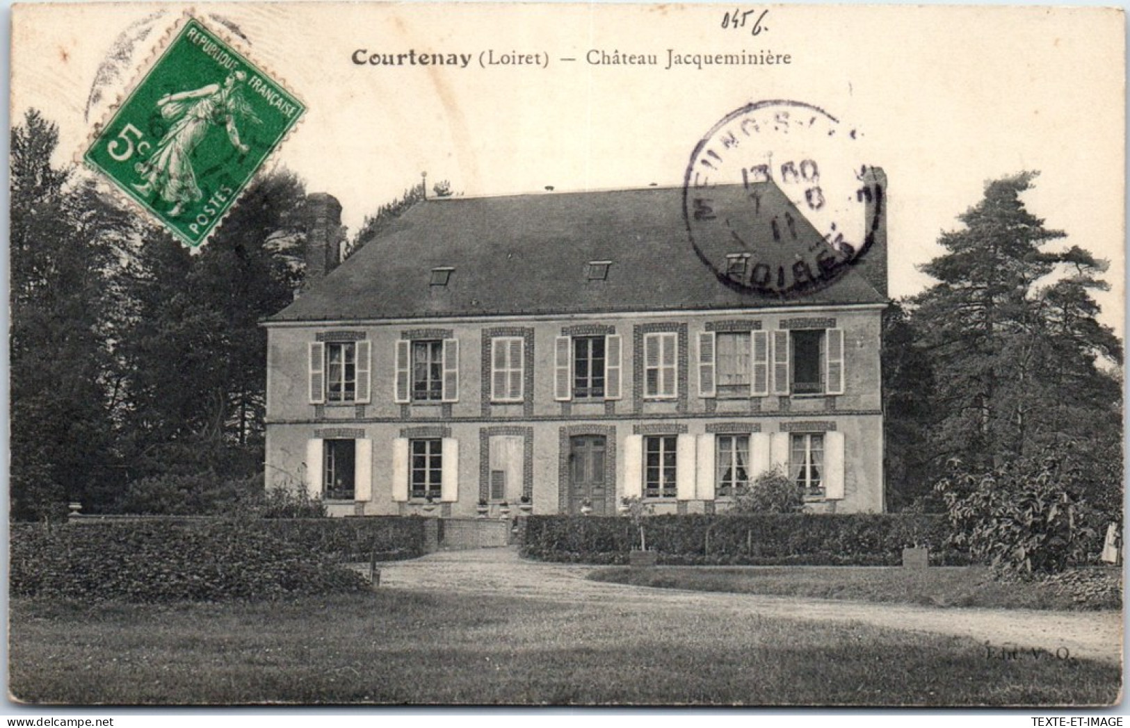 45 COURTENAY - Le CHATEAUde Jacqueminiere. - Courtenay
