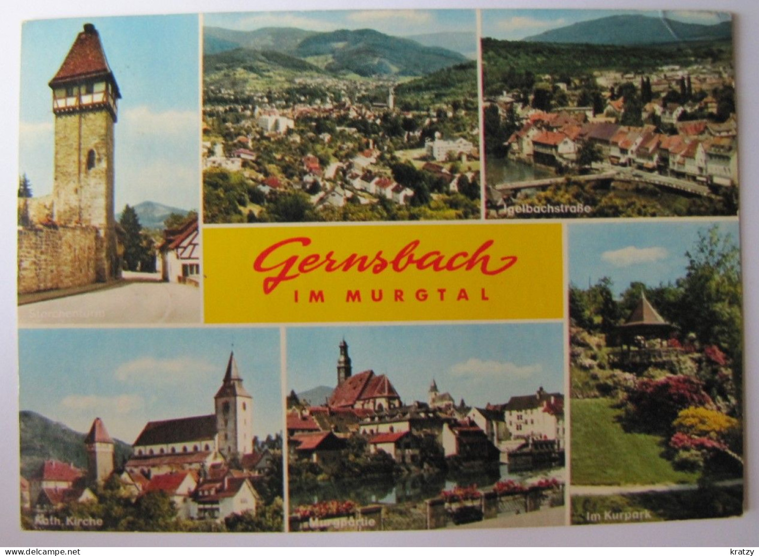 ALLEMAGNE - BADE-WURTEMBERG - GERNSBACH - Views - Gernsbach