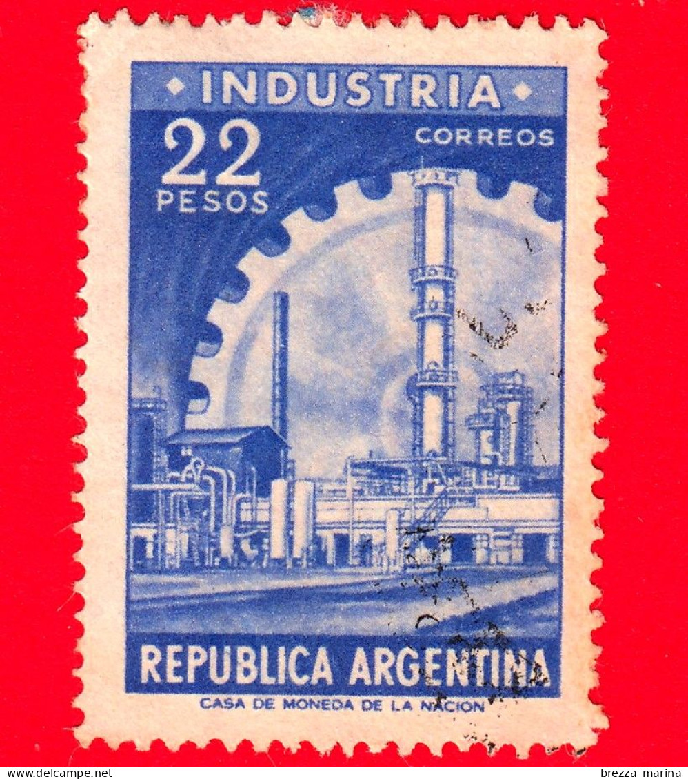 ARGENTINA - Usato - 1962 - Immagini Varie Dello Stato - Fabbriche | Industria | Ingranaggi - Ruote Dentate - 22 - Gebraucht