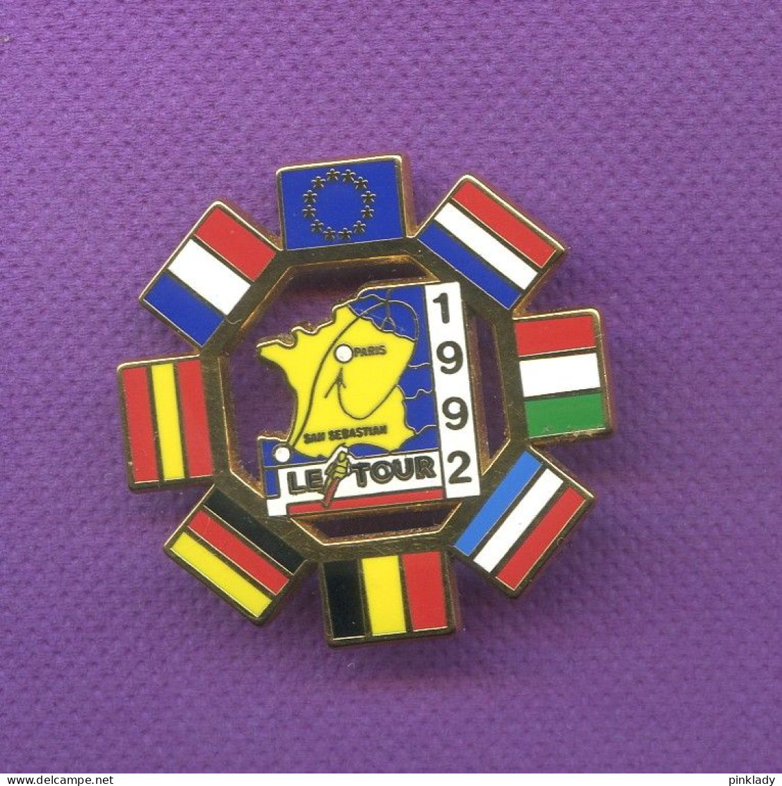 Superbe Gros Pins Cyclisme Velo Tour De France 1993 Zamac Starpins Q144 - Wielrennen