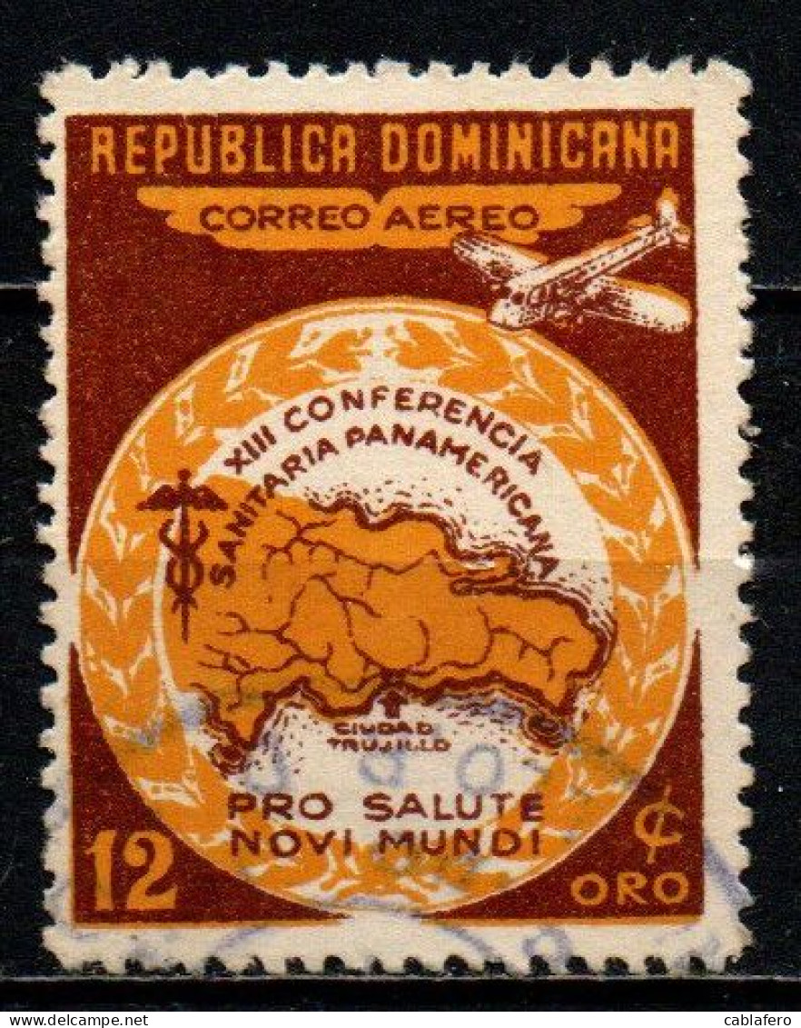 REPUBBLICA DOMENICANA - 1950 - 13^ CONFERENZA SANITARIA PANAMERICANA - USATO - Dominicaanse Republiek
