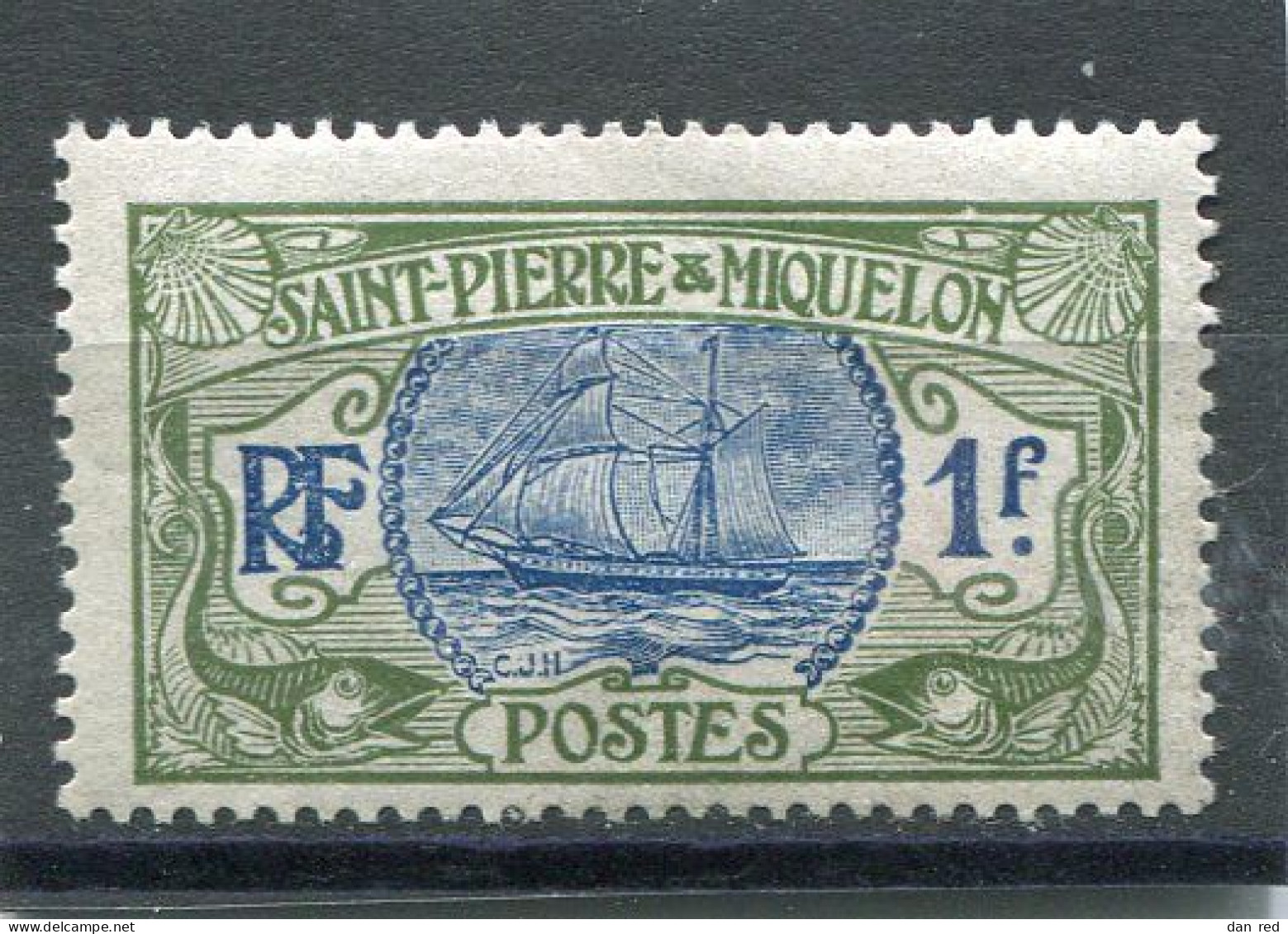 SAINT-PIERRE ET MIQUELON N° 91 ** (Y&T) (Neuf) - Unused Stamps