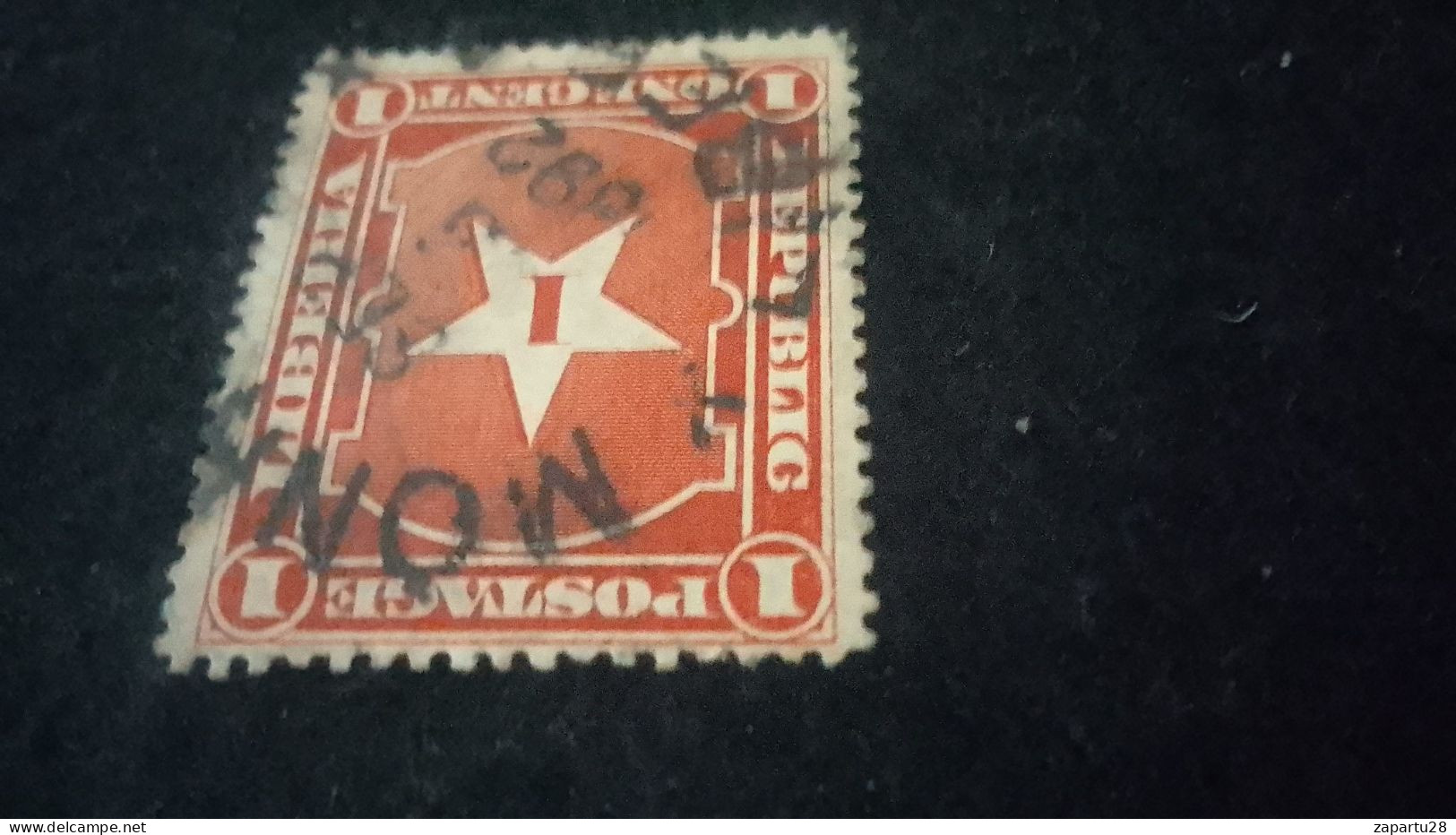 LİBERYA-1890-00    1     C.      DAMGALI - Liberia