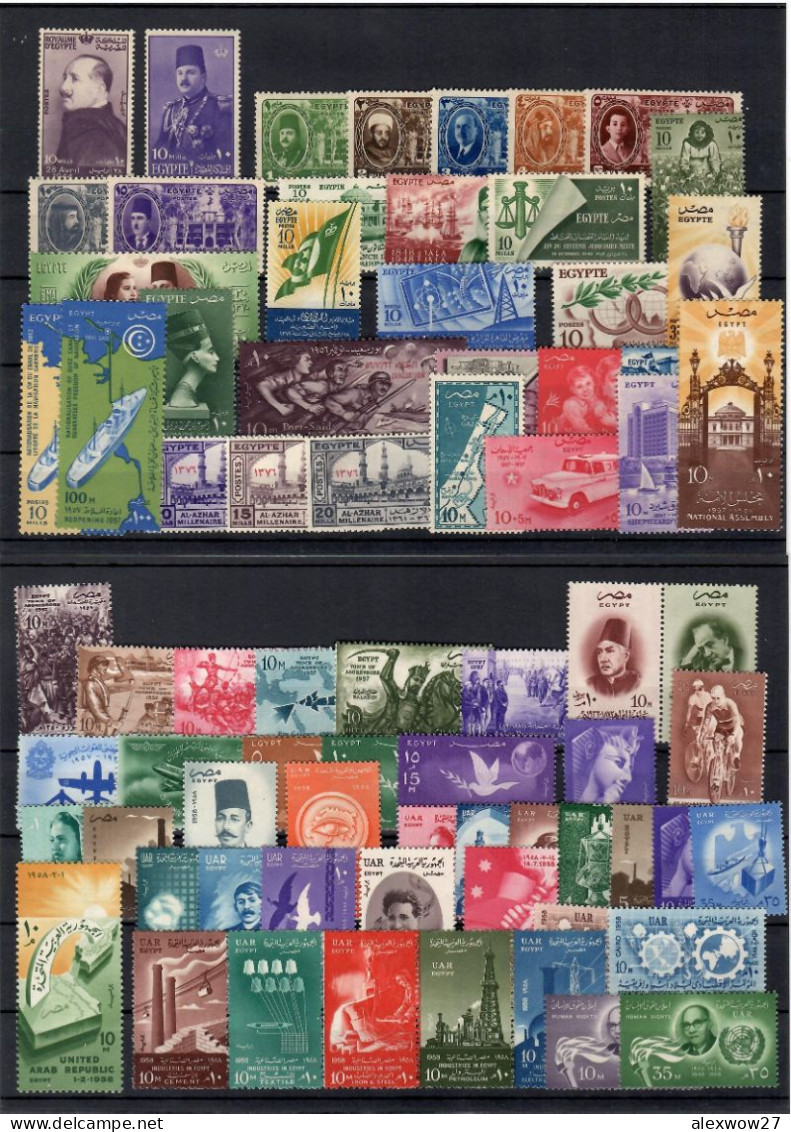 Egitto / Egypt Collection 1957/1978 **/* MNH/MLH - Ongebruikt