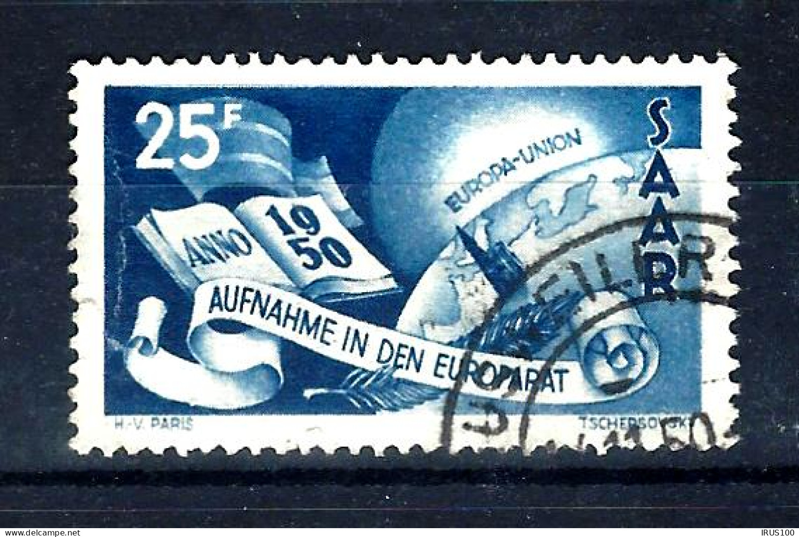 SAAR 1950 - Mi.Nr. 297 - OBLITÉRÉ - Used Stamps