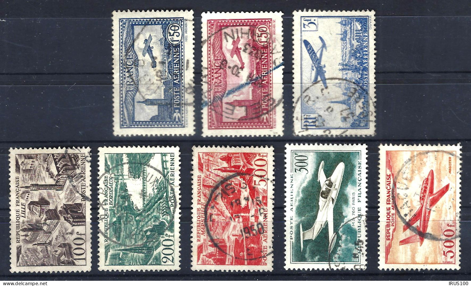 FRANCE - LOT POSTE AÉRIENNE - OBL -  - 1927-1959 Oblitérés