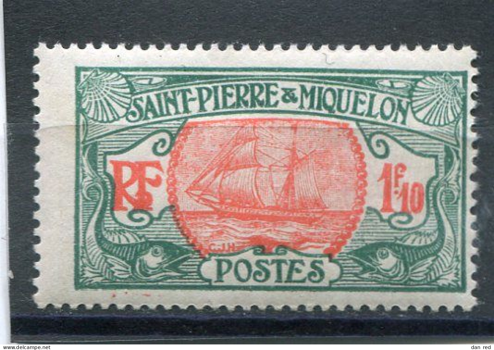 SAINT-PIERRE ET MIQUELON N° 117A ** (Y&T) (Neuf Gomme Dégradé) - Ungebraucht