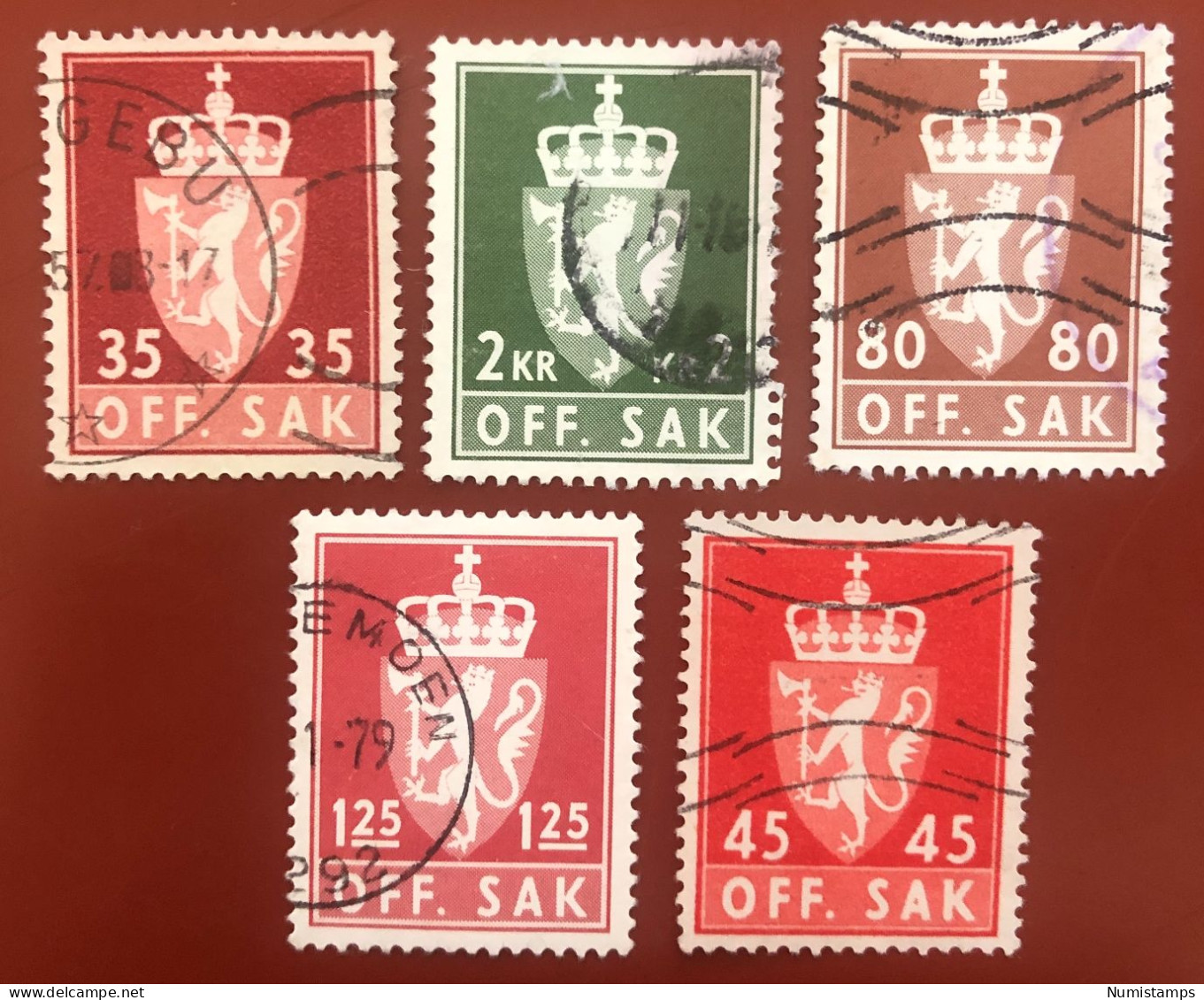 Norway - Public Question (Series) From 1955 - Gebruikt