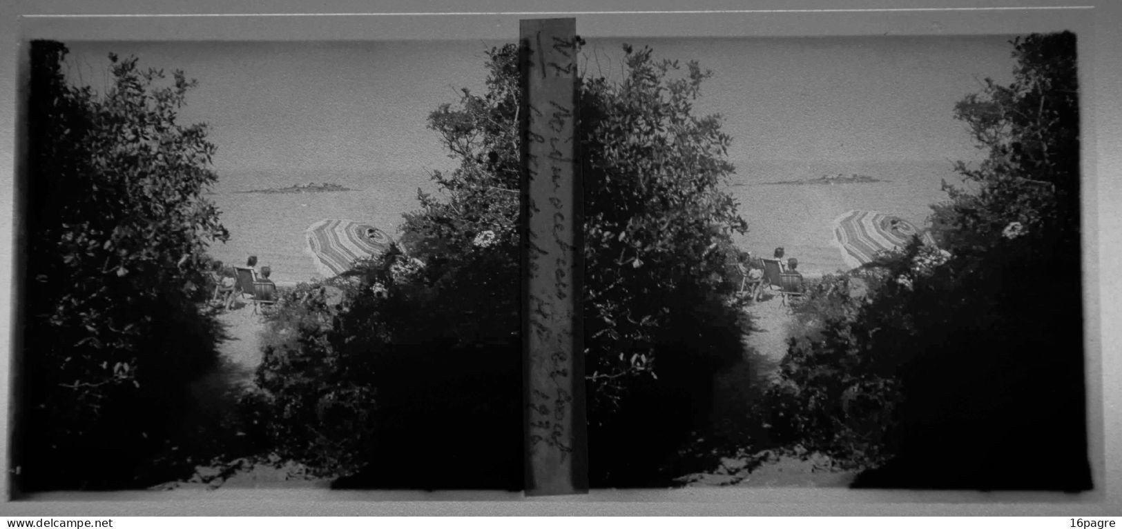 LOT DE 9 PLAQUES DE VERRE STÉRÉO. ÎLE DE NOIRMOUTIER. VENDÉE. 1931,1932 ET 1936. - Glass Slides