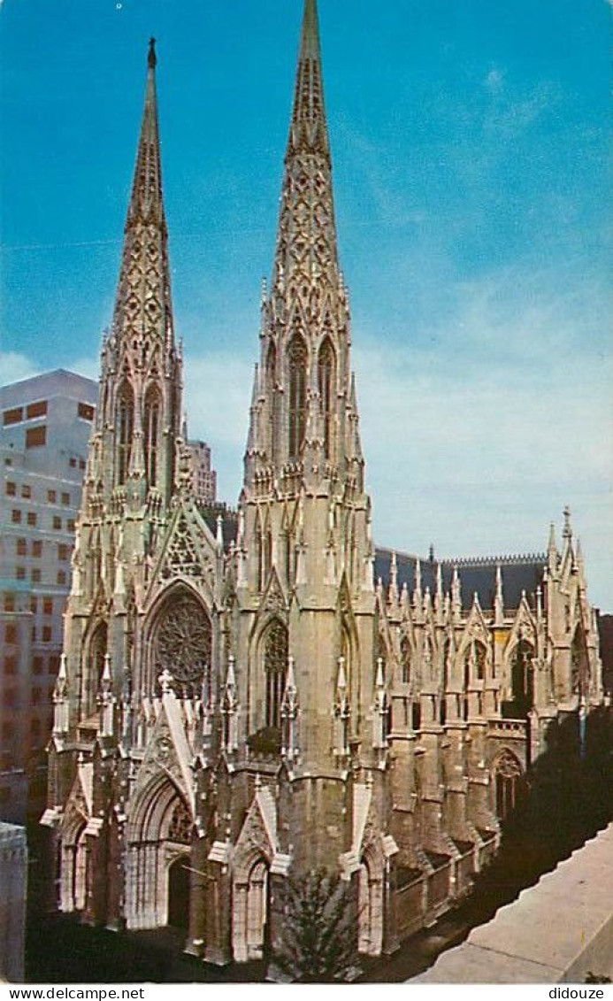 Etats Unis - New York City - Saint Patrick's Cathedral - Cathédrale - Etat De New York - New York State - CPSM Format CP - Iglesias