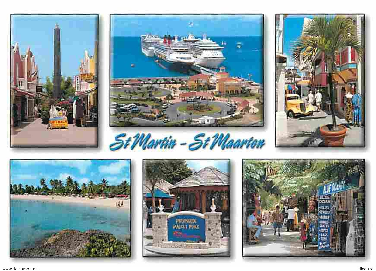 Guadeloupe - Saint Martin - Multivues - Automobiles - CPM - Voir Scans Recto-Verso - Saint Martin