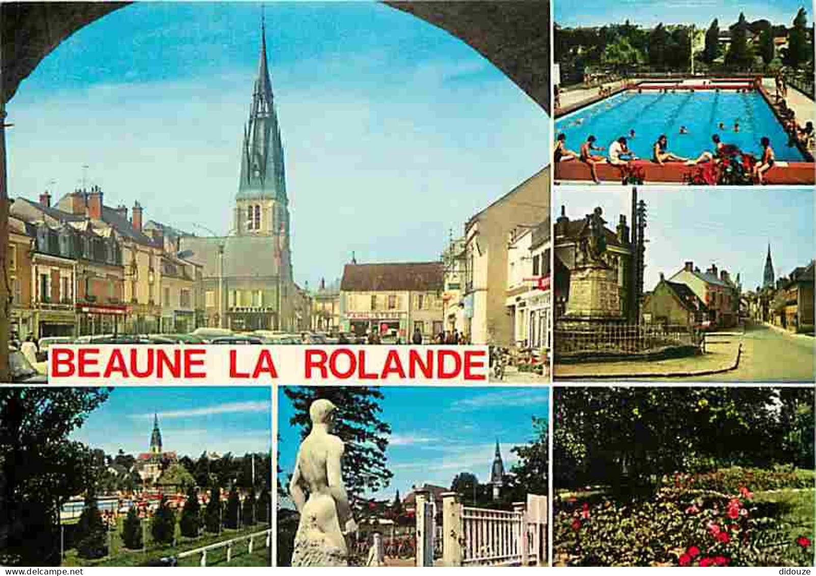 45 - Beaune La Rolande - Multivues - Automobiles - Piscine - Flamme Postale - CPM - Voir Scans Recto-Verso - Beaune-la-Rolande