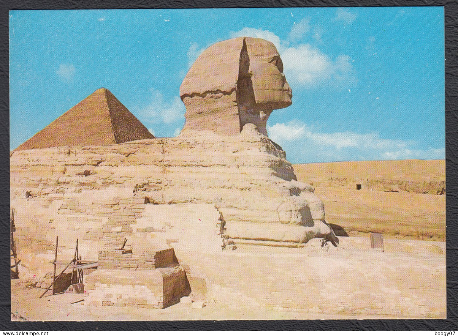 Egypte Giza Gizeh Sphinx Et Pyramide De Cheops - Gizeh