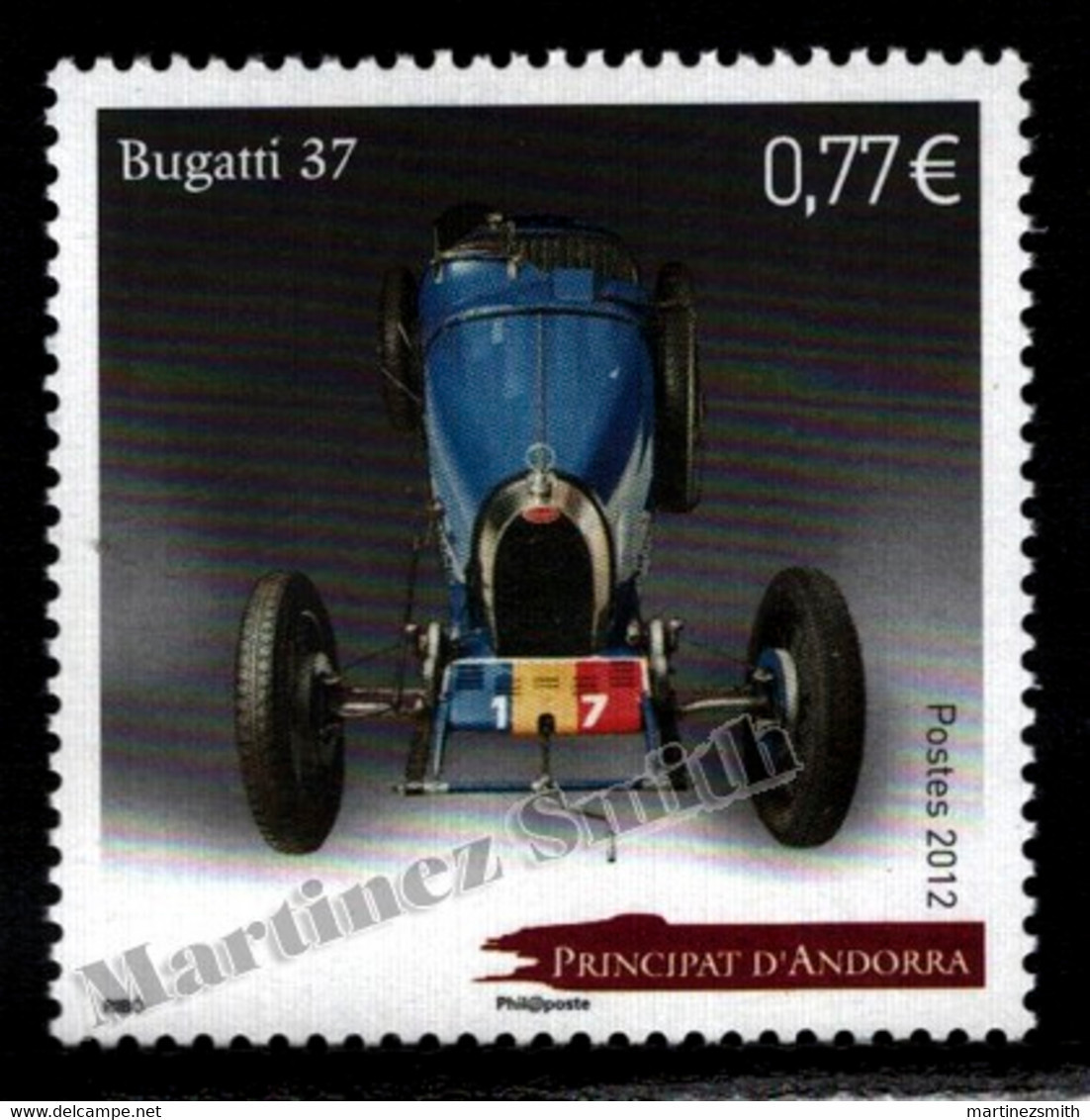 Andorre Français / French Andorra 2012 Yv. 723, Automobiles, Cars - MNH - Unused Stamps