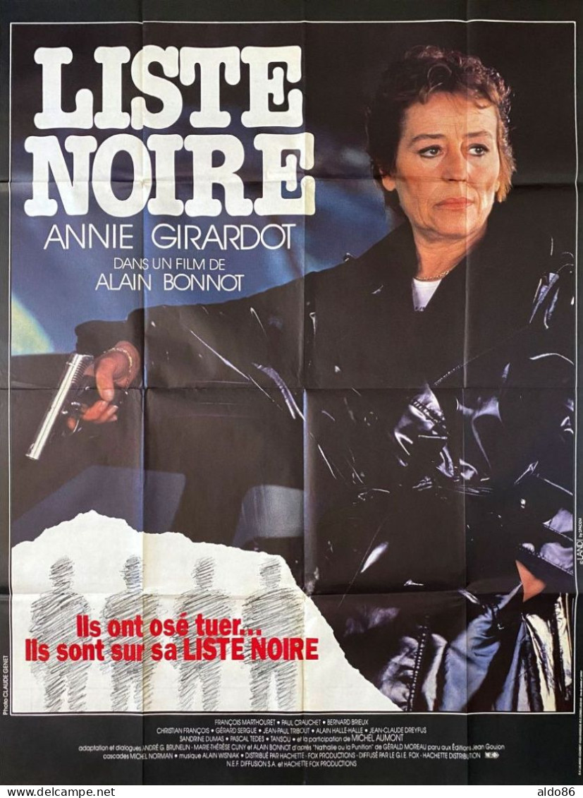 Affiche 120 X 160 Du Film "LISTE NOIRE" De Alain Bonnot Avec Annie Girardot . - Afiches