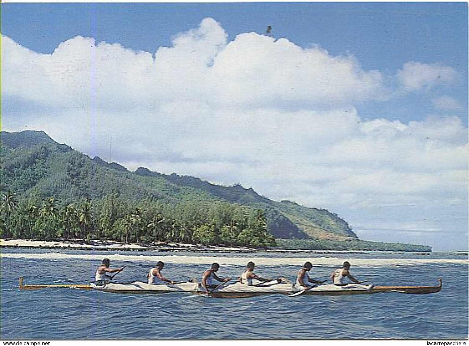 X123513 OCEANIE POLYNESIE FRANCAISE TAHITI LES COURSES DE HAUTE MER ENTRE OAHU ET MOLOKAI SONT TRES POPULAIRES A TAHITI - Tahiti